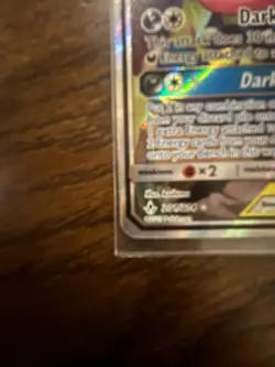 Pokemon Greninja & Zoroark GX TAG TEAM Ultra Rare Holo 201/214 250 HP - Image 3
