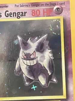 Pokemon 2000 Gym Heroes Sabrina's Gengar 1st Edition Holo PSA 9 #14 MINT - Image 4