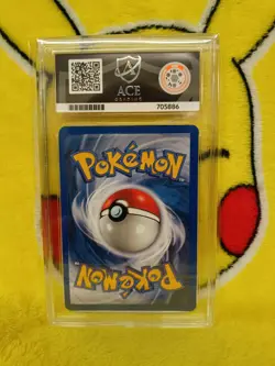 Pokemon Team Rocket Set 2000 Holo Rainbow Energy 17/82 Ace Graded 6 EX-MT Swirl - Image 4