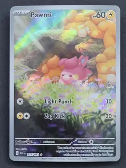 Pawmi 226/091 Illustration Rare Paldean Fates Pokemon TCG - Image 1