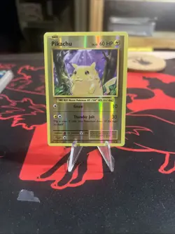 POKEMON TCG PIKACHU 35/108 REVERSE HOLO XY EVOLUTIONS NM - Image 1