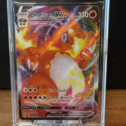 Pokemon TCG Charizard VMAX Darkness Ablaze 020/189 Holo Ultra Rare - Image 2