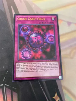 YUGIOH - CRUSH CARD VIRUS - ULTRA RARE - LCKC - UNLIMITED - NM VERSION 2 - Image 1