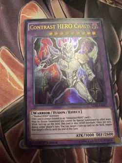 Contrast HERO Chaos SDHS-EN041 Ultra Rare Unlimited LP Yugioh - Image 1