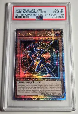 2024 YU-GI-OH! Dark Magician Of Chaos QCR RA03-EN134 QCSR PSA 10 - Image 4