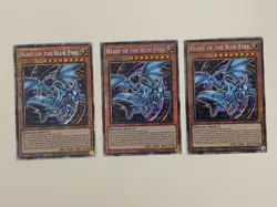 Yugioh Heart of the Blue-Eyes x 3 - 1st Edition Starlight Rare NM - Free Holo B - Image 1