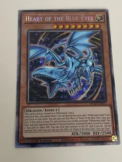 Yugioh Heart of the Blue-Eyes x 3 - 1st Edition Starlight Rare NM - Free Holo B - Image 4