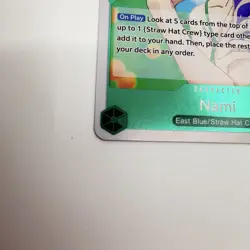 Nami EB02-017 Rare Anime 25th Collection NM One Piece TCG English Foil - Image 5