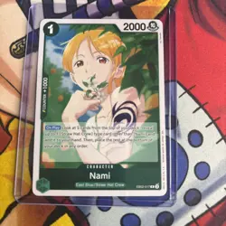 One Piece Trading Card Nami EB02-017 SR Foil Mint Condition English - Image 1
