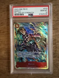 Marco 2023 One Piece #OP03-013 SR 🔥💎PSA10💎🔥 - Image 1