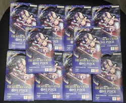 One Piece TCG The Azure Sea’s Seven OP-14 Sleeved Booster Pack Lot Of 10 sealed - Image 1