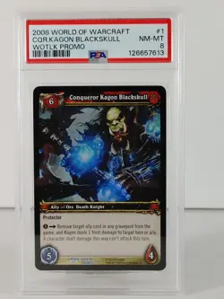 Conqueror Kagon Blackskull - Foil - WOTLK Promo - Warcraft - #1 - PSA 8 - Image 1