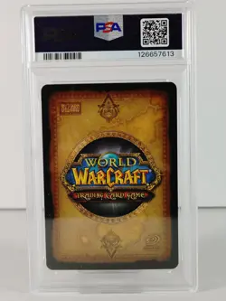 Conqueror Kagon Blackskull - Foil - WOTLK Promo - Warcraft - #1 - PSA 8 - Image 4