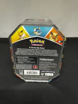 Pokemon Trading Card Game: Eevee Evolutions Flareon V Tin w/ 4 Booster Packs - Image 2