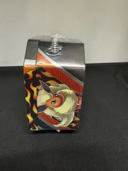 Pokemon Trading Card Game: Eevee Evolutions Flareon V Tin w/ 4 Booster Packs - Image 4