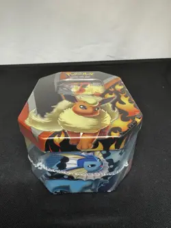 Pokemon Trading Card Game: Eevee Evolutions Flareon V Tin w/ 4 Booster Packs - Image 5