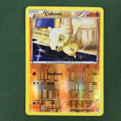 LP Cubone 60/124 B&W Dragons Exalted Reverse Holo Nintendo Pokemon Card - Image 1