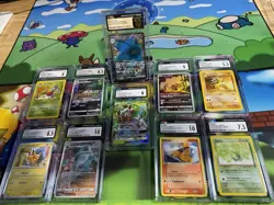 Pokemon TCG Lot of 10 Graded Slabs Cards - Image 1