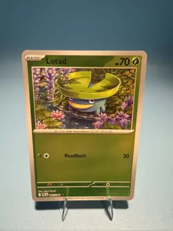 Lotad Reverse Holo Phantasmal Flames 5/94 Pokemon Trading Card - Image 1