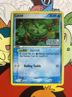 Lotad 55/100 Reverse Holo Ex Crystal Guardians Pokemon Card LP/NM - Image 1