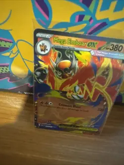 Mega Emboar EX 031/217 Ascended Heroes Double Rare Holo Pokemon Card - NM/M - Image 2