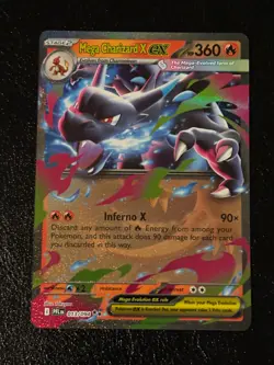 MEGA CHARIZARD X EX 013/94 Phantasmal Flames Double Rare Pokemon Card MINT - Image 1