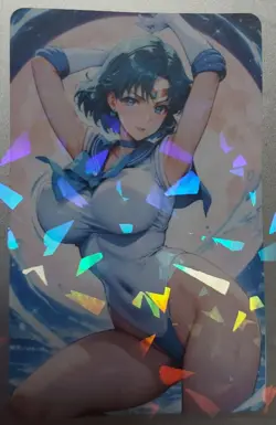 Sailor moon Sailor Mercury Waifu Card - Image 1