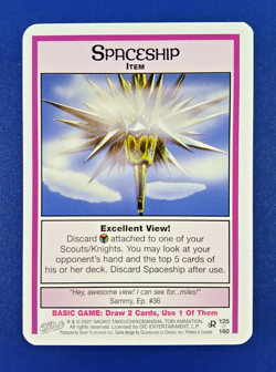 Spaceship #125 Rare - Premier Unlimited, Sailor Moon CCG card (2000 Dart) TCG R - Image 1