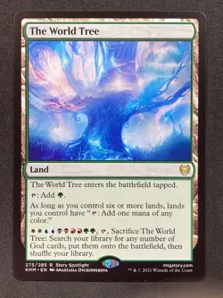 MTG Magic the Gathering The World Tree (275/551) Kaldheim NM - Image 1