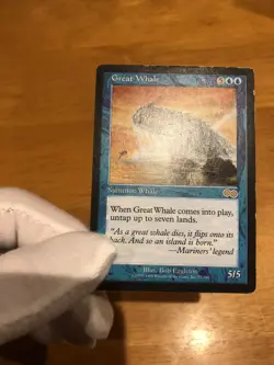 MTG Great Whale Urza's Saga HP Magic the Gathering FLAT SHIPPING FEES - Image 4