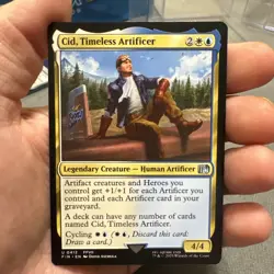 MTG Cid Timeless Artificer #0412 FIN Final Fantasy VII FFVII NM Uncommon - Image 1