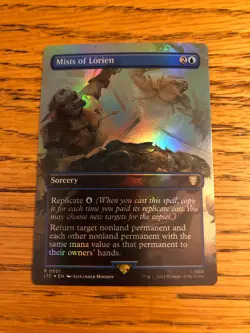 Magic MTG Mists of Lorien 501 FOIL Borderless Lord of the Rings NM+ - Image 1