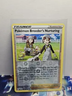 SWSH03: Darkness Ablaze #166/189 Pokemon Breeder's Nurturing Reverse Holo - Image 1