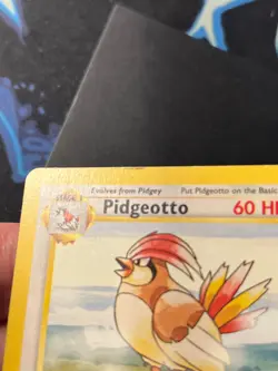 Pidgeotto 22/102 Base Set WOTC Unlimited Rare - Pokemon Card LP - - Image 4