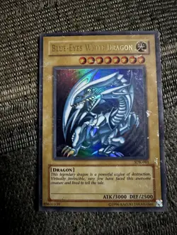 2 Vintage Blue-Eyes White Dragon SDK-001 Unlimited LP (Light Play) 2 Individuals - Image 3