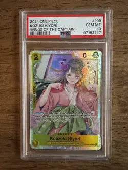Kouzuki Hiyori 2024 One Piece #OP06-106 SR 🔥💎PSA10💎🔥 - Image 1