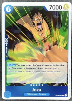 Jozu OP08-047 Two Legends Foil Rare One Piece TCG NM - Image 1
