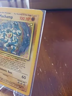 Pokemon Card Machamp 1st Edition Base Set Holo Rare 8/102 NM/M Never Played - Image 5