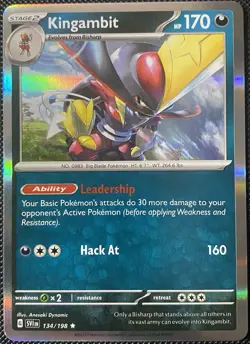 Kingambit 134/198 SV01: Scarlet & Violet Base Set Holo - Pokemon Card - Image 1