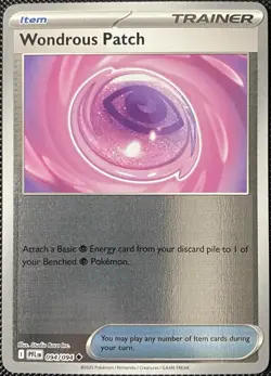 Wondrous Patch 094/094 Me02: Phantasmal Flames Reverse Holo - Pokemon Card - Image 1