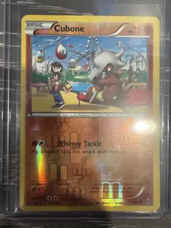 Pokemon TCG Cubone Breakthrough 77/162 Reverse Holo Common Card NM Condition - Image 1