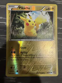 Pokemon Pikachu TCG Breakthrough Card 48/162 Regular Common Reverse Holo - Image 1