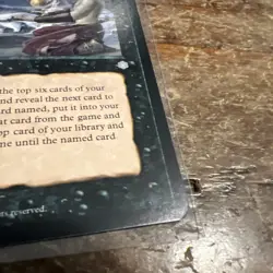 MTG Magic the Gathering Demonic Consultation Card, Ice Age Edition - Image 3