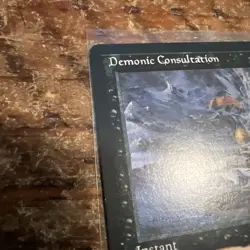 MTG Magic the Gathering Demonic Consultation Card, Ice Age Edition - Image 5