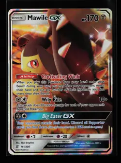 Mawile GX 141/236 Ultra Rare Holo SM - Unified Minds Pokemon Card - Image 1