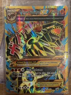 Primal Groudon EX #97/98 XY Ancient Origins Pokemon Card MP - Image 1