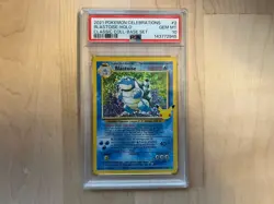 Pokemon TCG Blastoise Celebrations Classic Collection Card 2/102, PSA 10 - Image 1