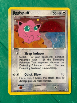 JIGGLYPUFF 65/112 FireRed & LeafGreen Holo NM Rare Pokemon Card - Image 1