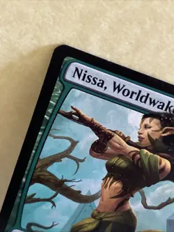 Nissa, Worldwaker - Magic 2015 #187. Mtg Tcg Card LP - Image 3