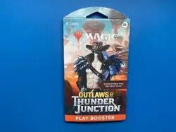 Magic Outlaws of Thunder Junction Play Booster Pack 14 Cards factory sealed - Image 1